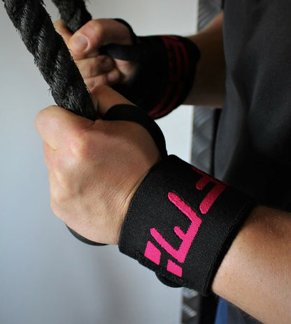 Padded Wrist Wraps for Weightlifting Support and Grip Enhancement