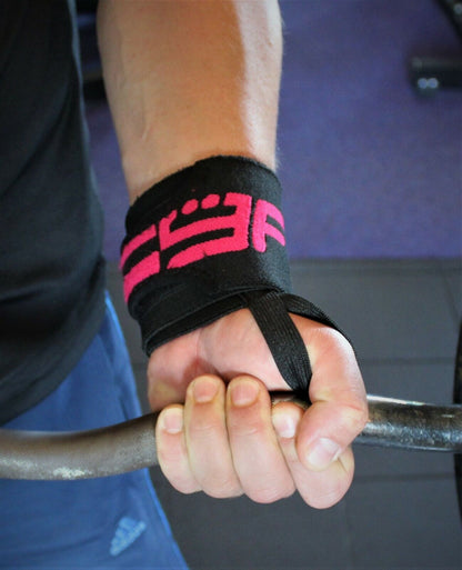 Padded Wrist Wraps for Weightlifting Support and Grip Enhancement